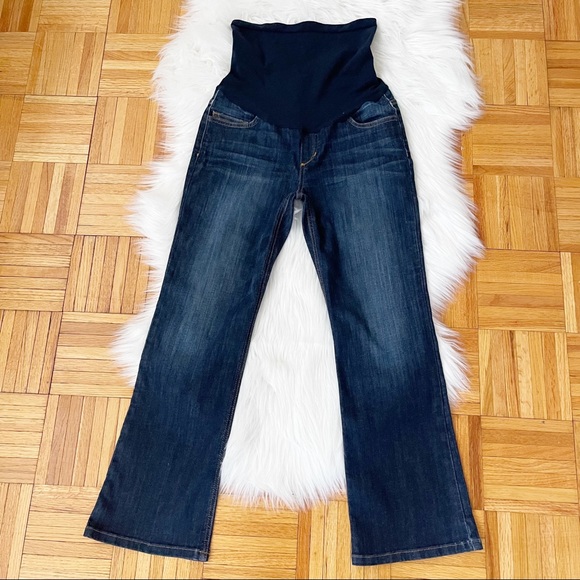 Joe's Jeans Denim - JOE'S  JEANS Maternity Olivia Cropped Flare Jeans